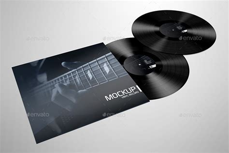 realistic vinyl record mockup  kipet graphicriver