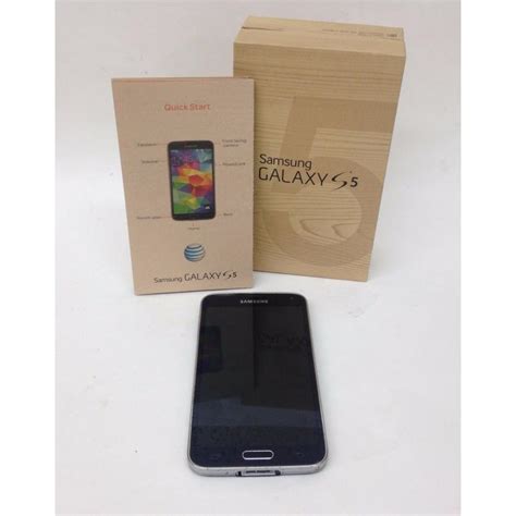 Samsung Galaxy S5 Sm G900a 16gb Charcoal Black Atandt Smartphone