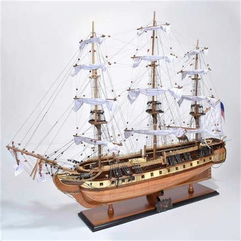 Uss Constitution Fully Assembled Decorative Wood Model