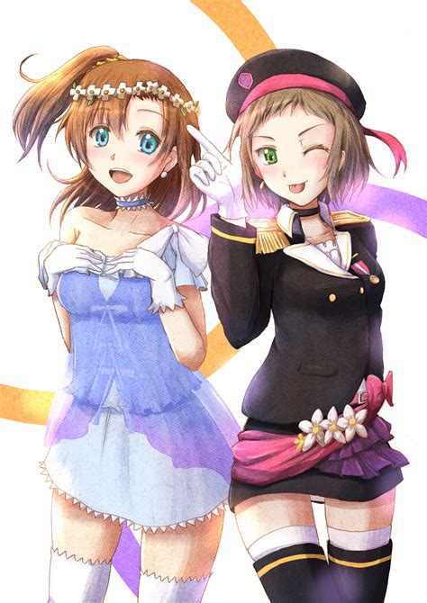 Kousaka Honoka And Kira Tsubasa Love Live And More Drawn By K K Danbooru