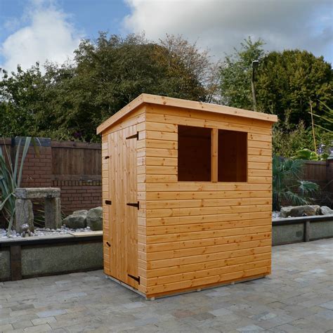 6x4 Shed 5a 2fsw 6x4 Pent Sheds For Sale