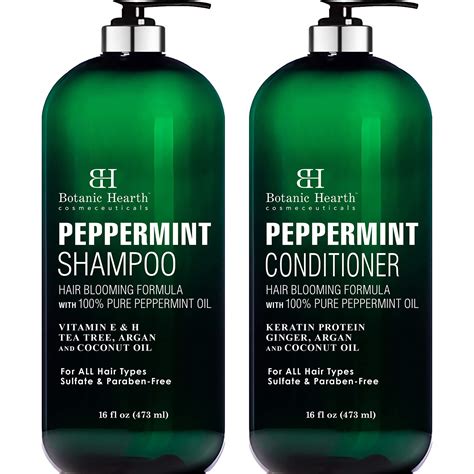 But, diluted form of sls is used in shampoos and other skin care or hair care products as a cleansing and thickening agent. BOTANIC HEARTH Peppermint Oil Shampoo and Conditioner Set ...