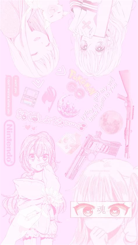 Pastel Pink Anime Aesthetic 🤍🌸 Raestheticwallpapers