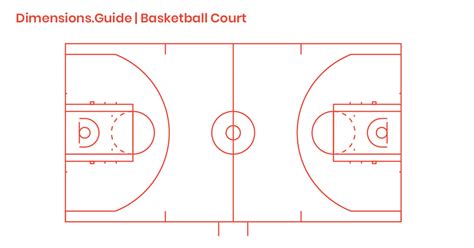 College Regulation Basketball Court