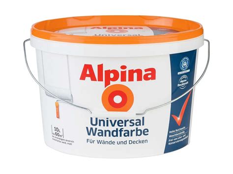 ALPINA Weiß Universal Wandfarbe 10 l von Lidl ansehen