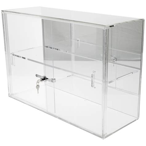 Perspex Countertop Display Case Clear Acrylic Display Cabinet With