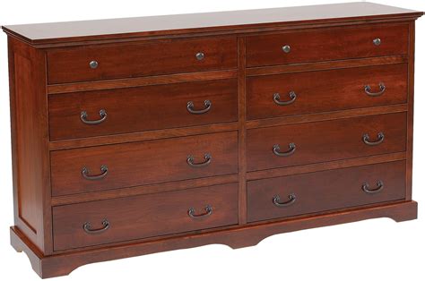 Elegance 8 Drawer Double Dresser 35 3538 By Daniels Amish Collection
