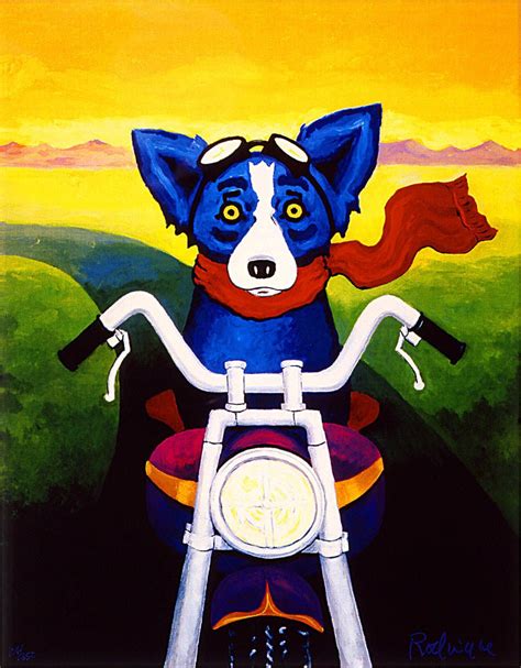 George Rodrigues A Faster Breed With Images Blue Dog Art Blue Dog