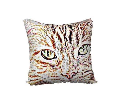 Ginger Cat Pillow Cover Case Throwdecorative Pillow By Whimzingers