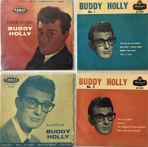 Lot 41 Buddy Holly 7 Uk Ep Rarities