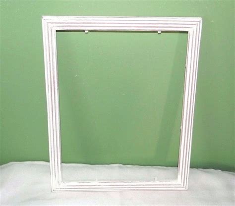 White Plastic Picture Frame 8 X 10 By Streetcrossingdesign On Etsy