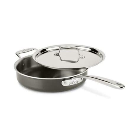 All Clad Ltd Hard Anodized Stainless Steel Qt Saute Pan Black For Sale Online Ebay