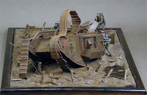 135th Scale Wwi Diorama Featuring The Emhart Mark Iv This One Is By