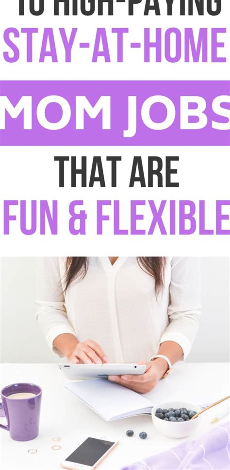 10 Flexible Jobs For Stay At Home Moms That Pay Well Check Out These