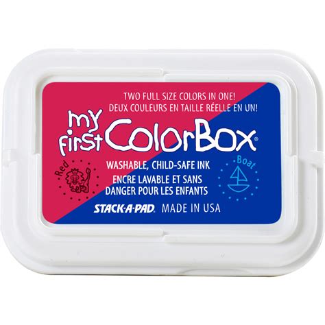 My First Colorbox 2 Color Ink Pad Redboat