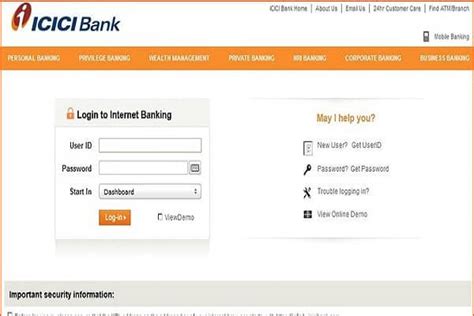 How To Use ICICI Internet Banking First Time Great Rock Dev