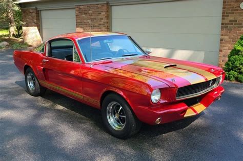 For Sale 1966 Ford Mustang Shelby Gt350h Hertz Red Gold Stripes