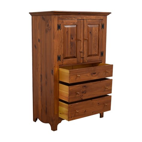 61% OFF - Ethan Allen Ethan Allen Three-Drawer Clothing or TV Armoire