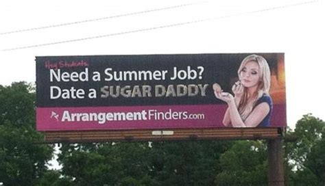 Sugar Daddy Billboard Ad Causes Outrage Need A Summer Job