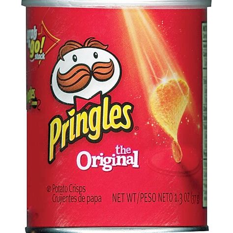 Pringles Grab And Go Potato Crisps Original 13 Oz Cans 36 Cans