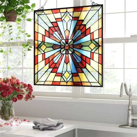 Stained Glass Window Panel Hanging Stained Glass Stained Glass