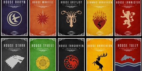Game Of Thrones Every Great House Ranked By How Many Members Survived