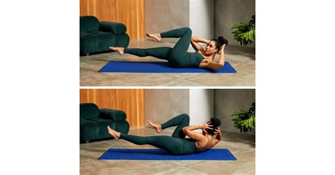 Pilates Ab Exercise Bicycle Crunches 11 Best Pilates Abs Exercises