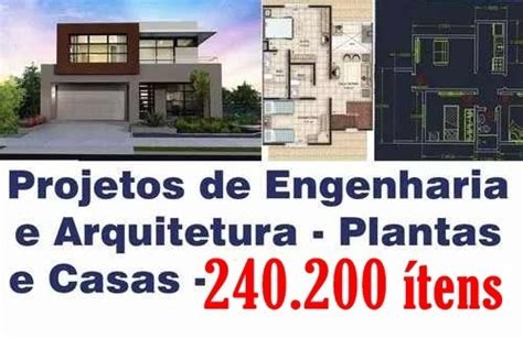 Pack 24200 Projetos Plantas Casas Eng E Arquitetura 2018
