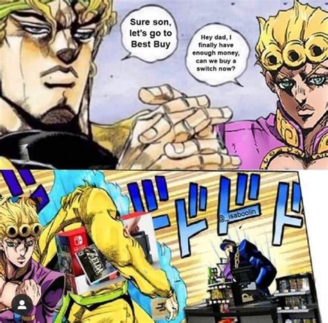 Dio Is Just Being A Good Father Dio Walk Gamer Dio Know Your Meme