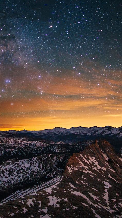 Wallpaper Yosemite 5k 4k Wallpaper 8k Forest Stars Sunset Osx