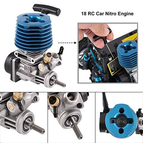 18 Rc Car Nitro Engine Sh 18 Nitro Engine 36000 Rpm 274cc With Pull