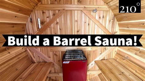 Diy Barrel Sauna Build From Scratch Youtube