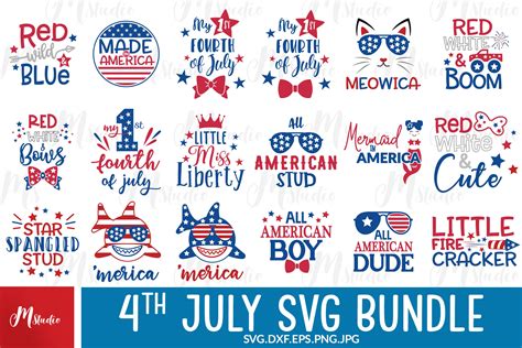 4th of July SVG Bundle fourth of july svg independence day | Etsy