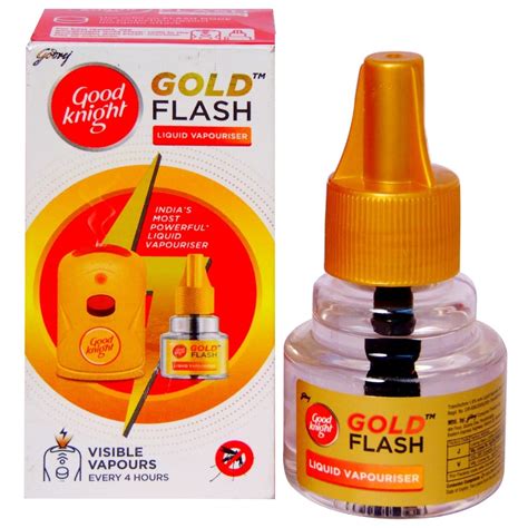 Goodknight Gold Flash Refill 45ml Price Uses Side Effects