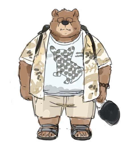 The Big Imageboard Tbib 2023 Anthro Bear Black Nose Bottomwear Brown Body Clothing Cute