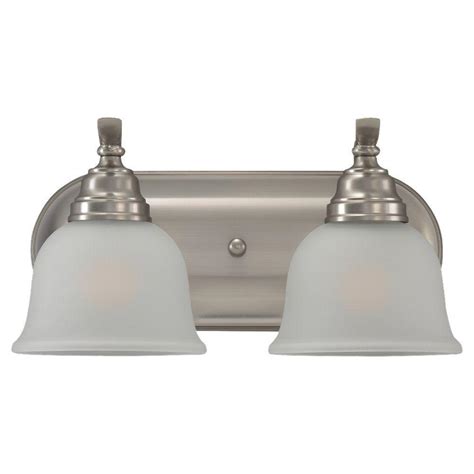 Everyday deals on everything home | furniture, decor, and more. Sea Gull Lighting Wheaton 2-Light Brushed Nickel Vanity ...