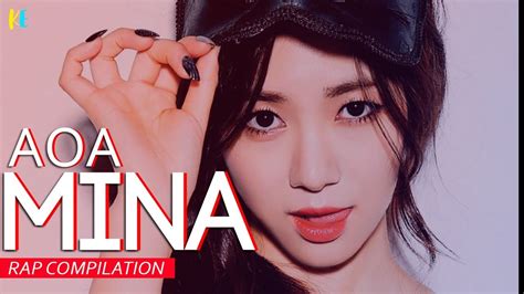 Mina (민아) is a south korean artist. Mina AOA rap compilation - YouTube