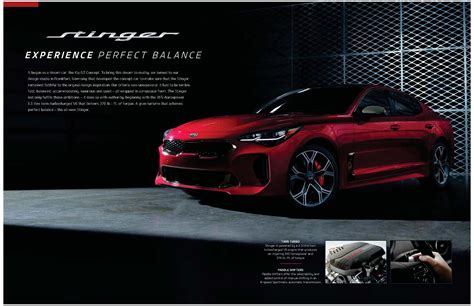 Canadian 2018 Kia Stinger Brochure | Kia Stinger Forum