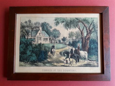 Original Currier And Ives Stone Lithographs