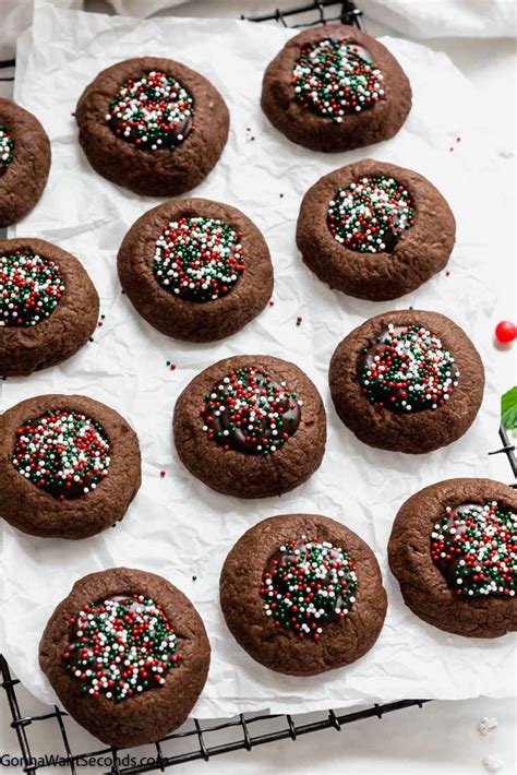 Chocolate Thumbprint Cookies Gonna Want Seconds