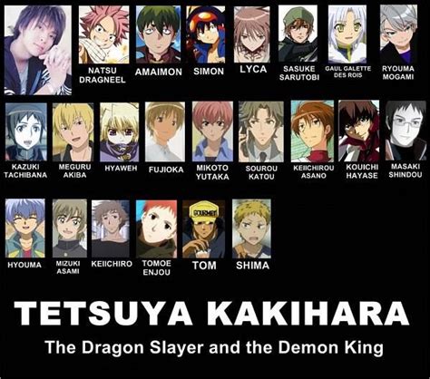 Natsu And Amaimon S Voice Actor Tetsuya Kakihara Seiyuu