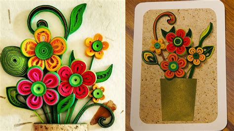 Quilling wall hangers quilling designs quilling greeting cards quilling toys quilling flowers. How To Make A 3D Flower Greeting Card | Quilling Artwork ...