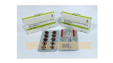 Finished Product Isotretinoin Isotertinoin Accufine Capsule Mg For