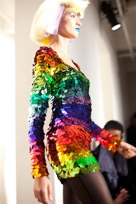 Color them online or print them out to color later. 30 Gorgeous Rainbow Colored Dress Designs - Hative