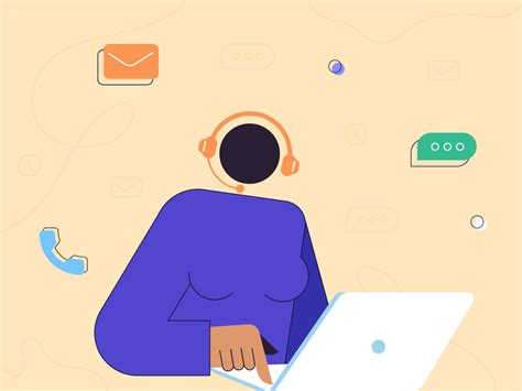 Customer Support Illustration By Guna Nidhi On Dribbble