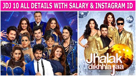 Jhalak Dikhhla Jaa 10 Contestants List Salary Choreographers Name