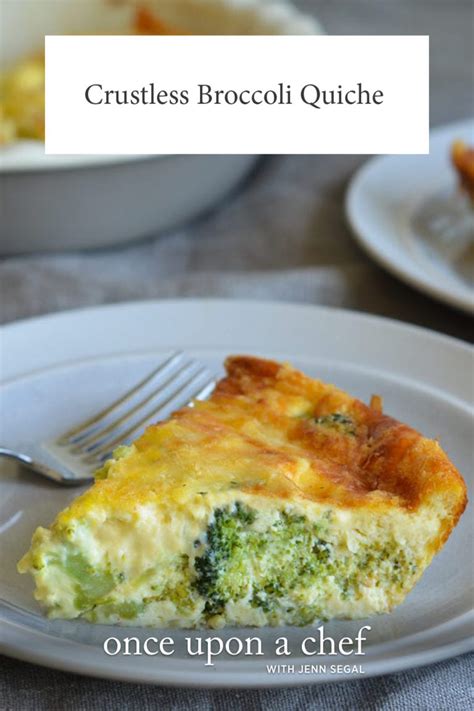 Crustless Broccoli Quiche Once Upon A Chef