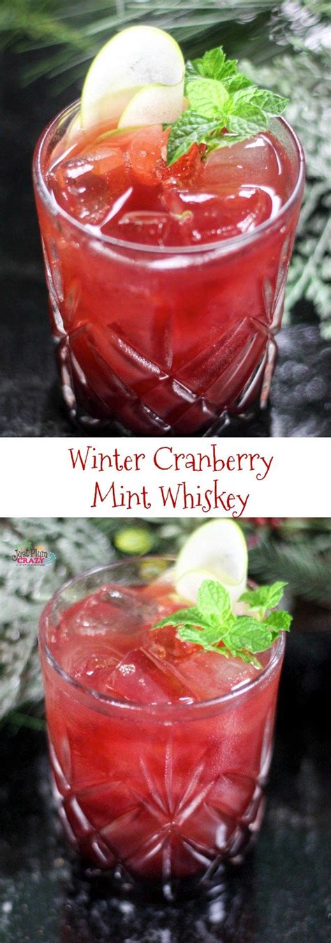 Celebrate christmas day with a tipple whether you fancy classic mulled wine, a cheeky cocktail, a punch bowl for a party or a festive twist on hot chocolate. Winter Cranberry Mint Whiskey | Recipe | Whiskey recipes, Whiskey drinks, Recipes