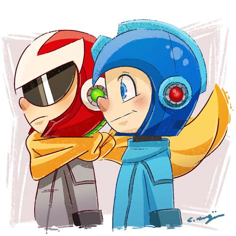 Proto Man And Mega Man By Torogoz On Deviantart