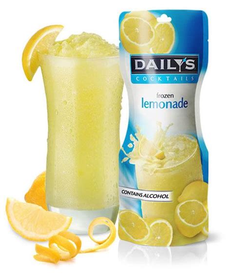 Dailys Cocktails Lemonade Frozen Pouches Frozen Lemonade Dailys